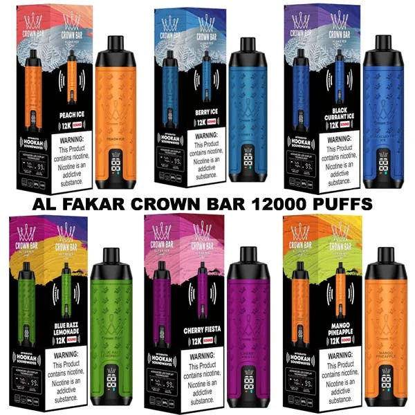 Al Fakher Crown Bar 12000 Puffs DLT Vape – Vape Dubai UAE