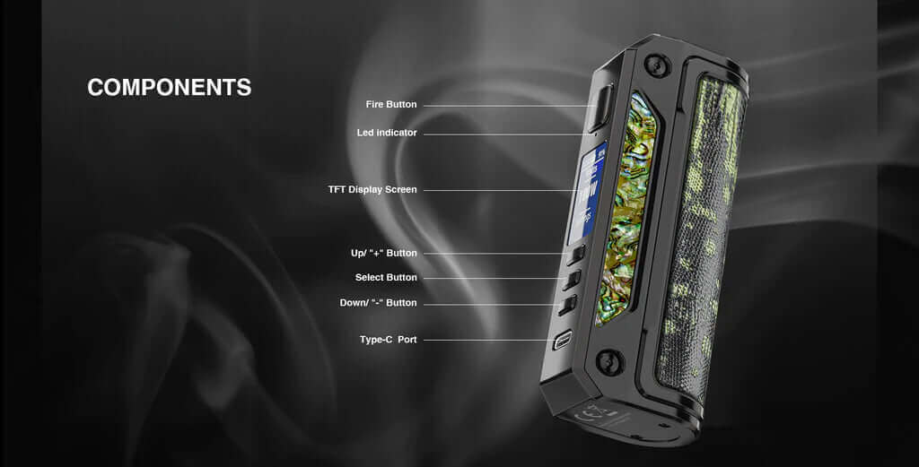 THE LOST VAPE THELEMA SOLO DNA100C 100W Mod – Vape Dubai UAE