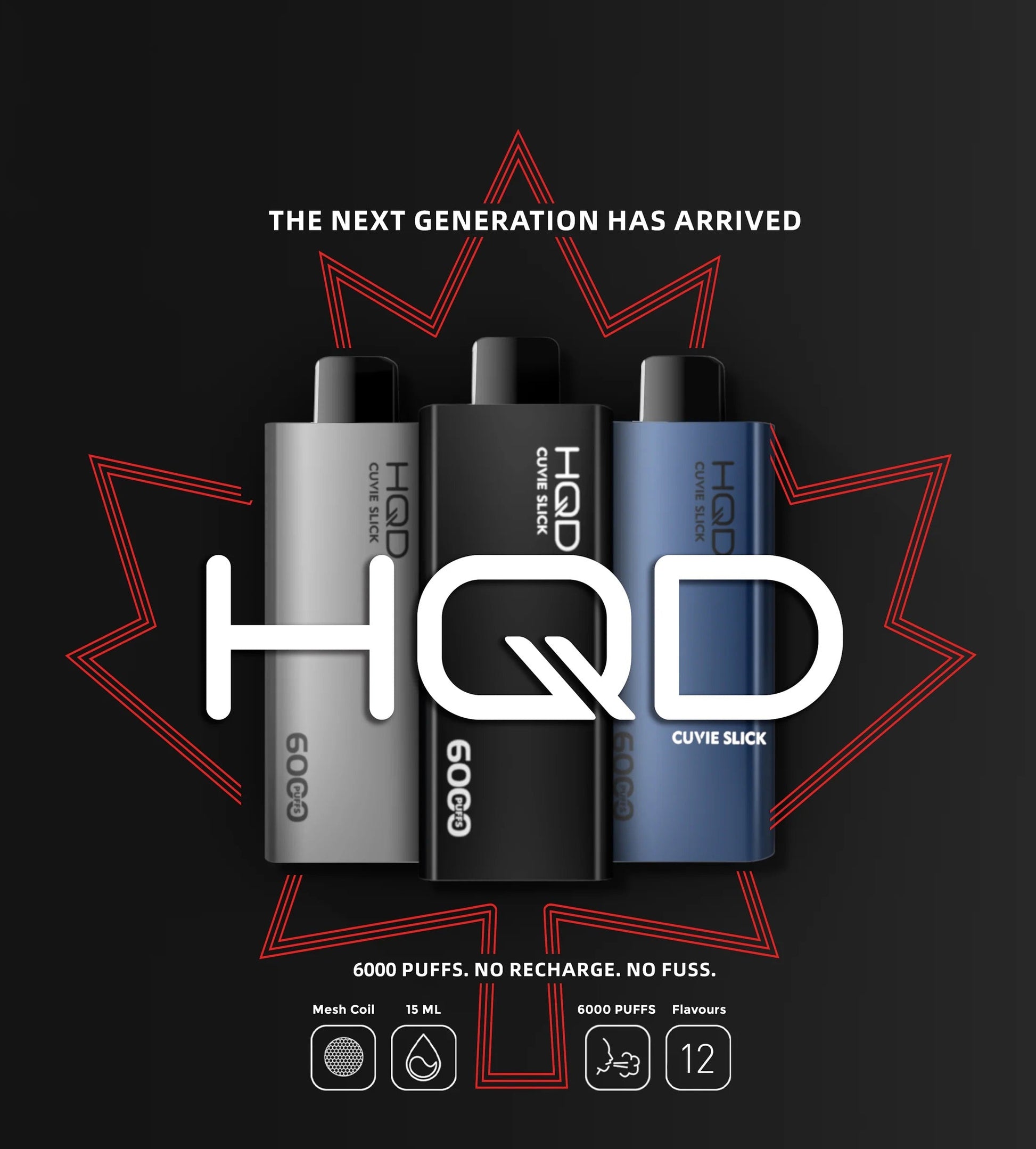 HQD Cuvie Slick 6000 Puffs Disposable Vape in Dubai | Vape UAE