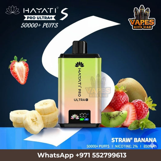 Hayati Pro Ultra+ S 50000 Puffs Disposable Vape Kit - Dual Flavours