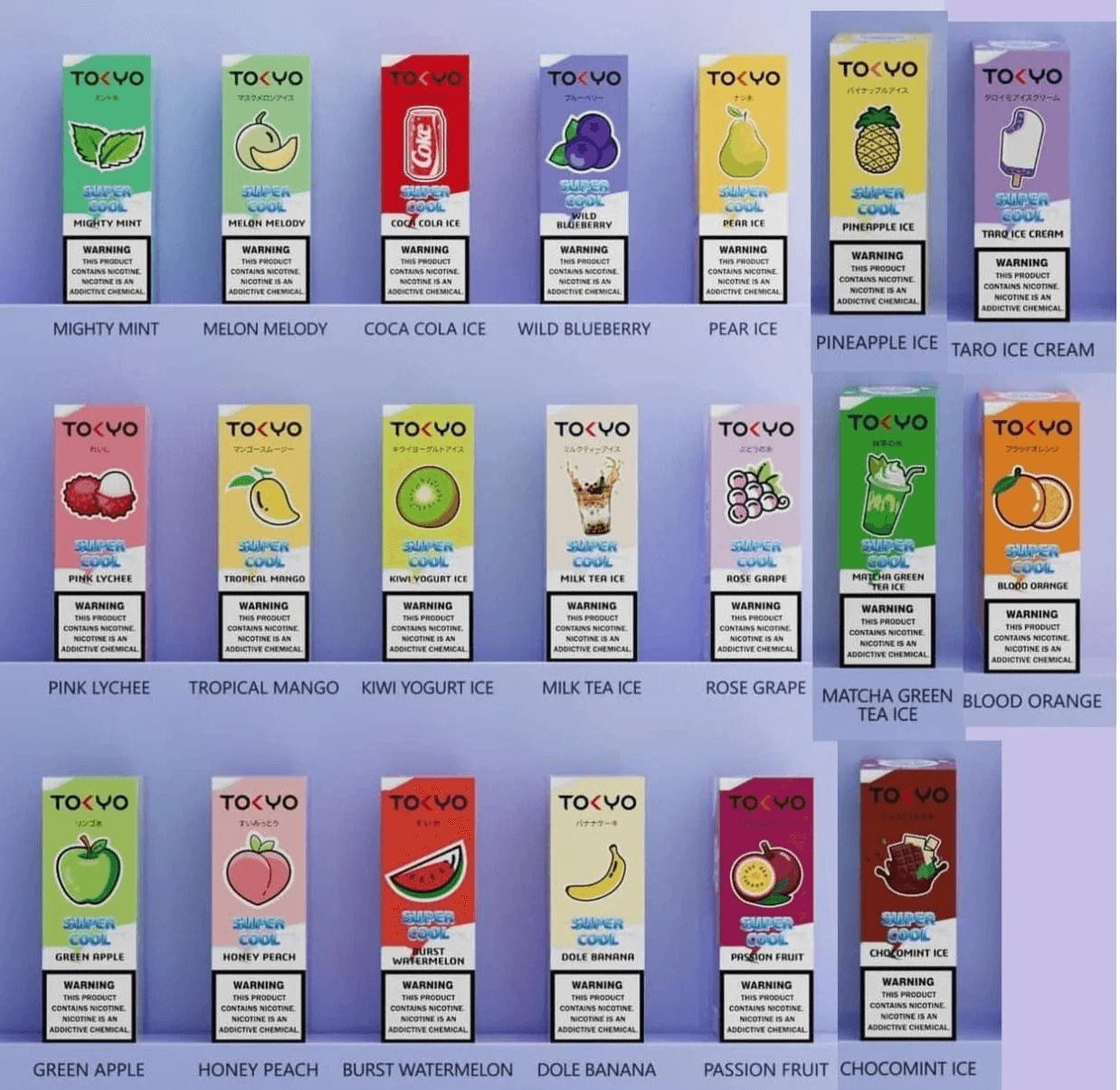 Tokyo SaltNic Vape Juice 30ml – Premium E-Liquid in Dubai | Vape UAE