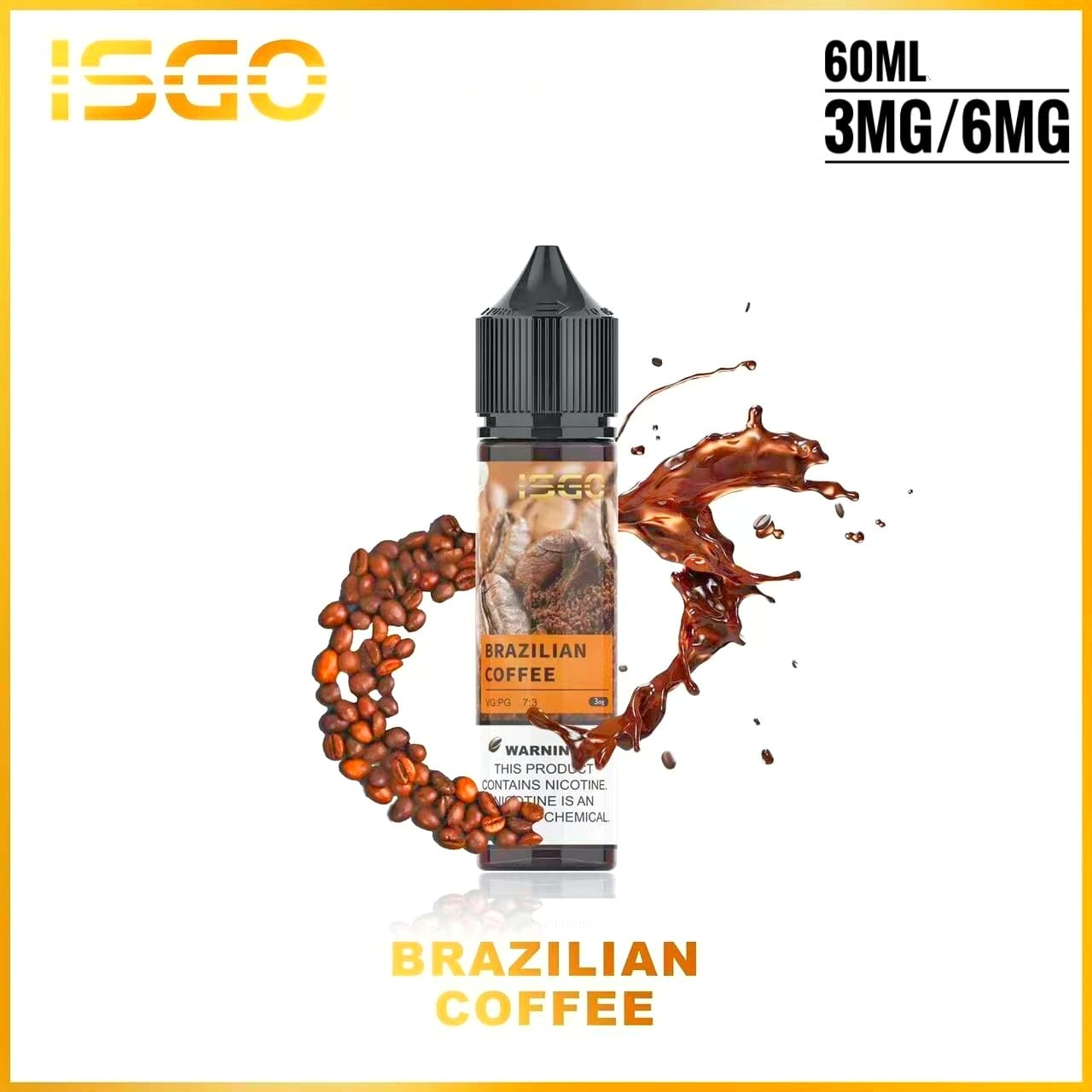 ISGO 60ml E-Liquid 6mg – Premium Vape Juice in Dubai UAE