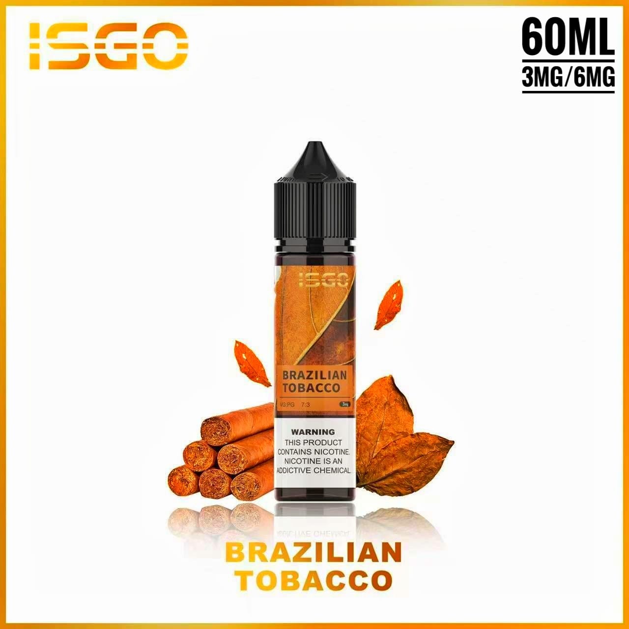 ISGO 60ML E-Liquid – All Flavors Premium Vapes Dubai UAE