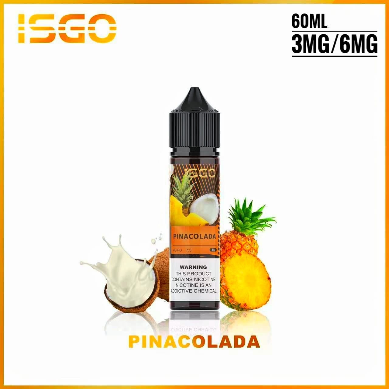 ISGO 60ML E-Liquid – All Flavors Premium Vapes Dubai UAE