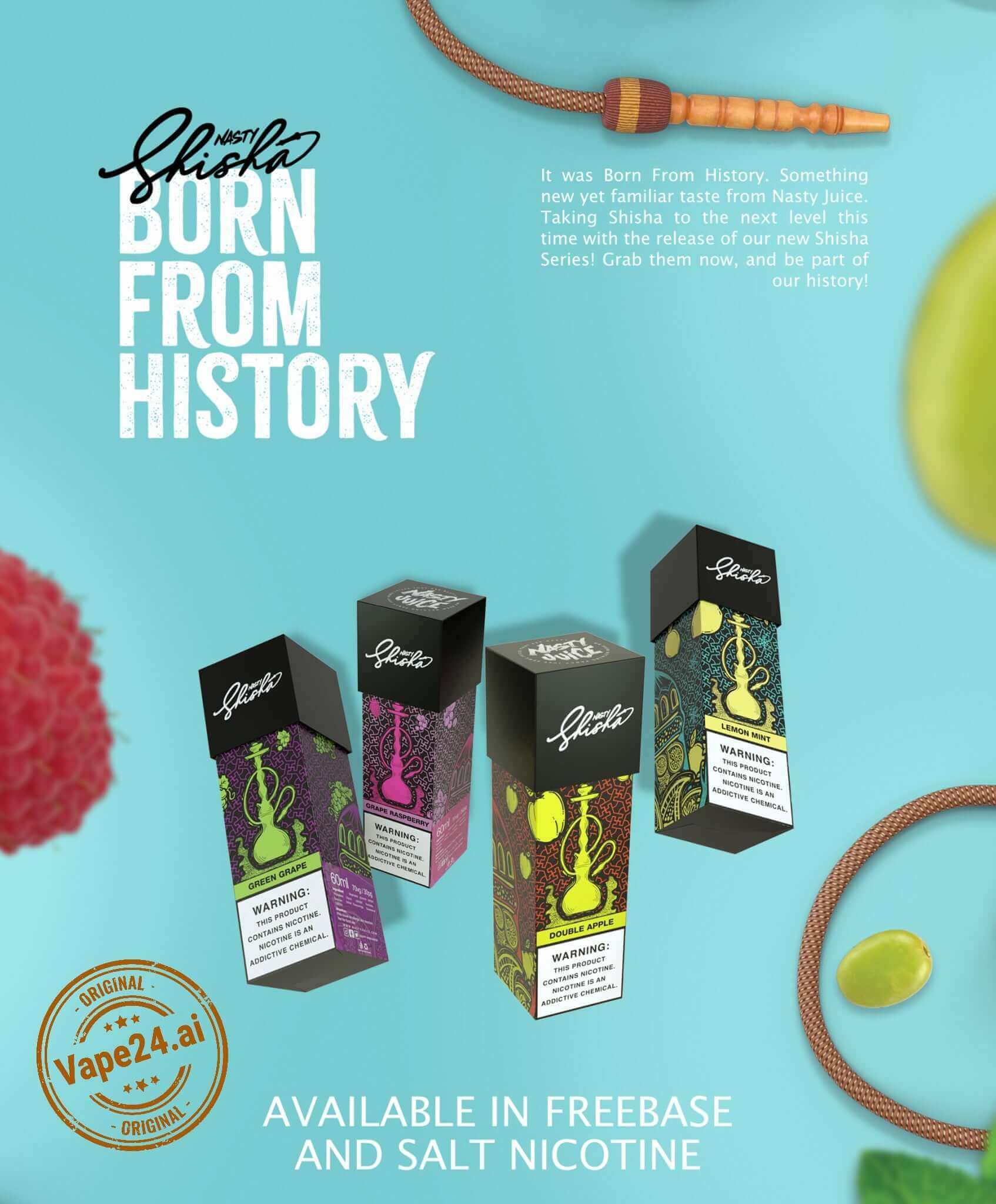 Nasty Shisha 30ml SALTNIC Juice 35MG & 50MG | Vape Dubai UAE