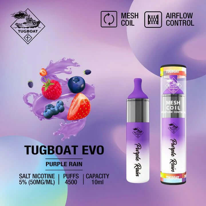 Tugboat Evo 4500 Puffs Disposable Vape 5% – Vape Dubai