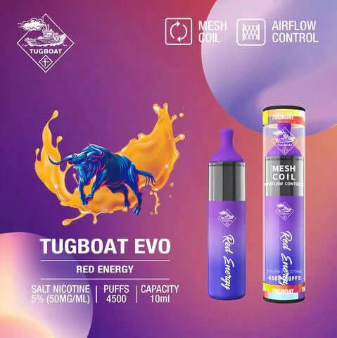 Tugboat Evo 4500 Puffs Disposable Vape 5% – Vape Dubai