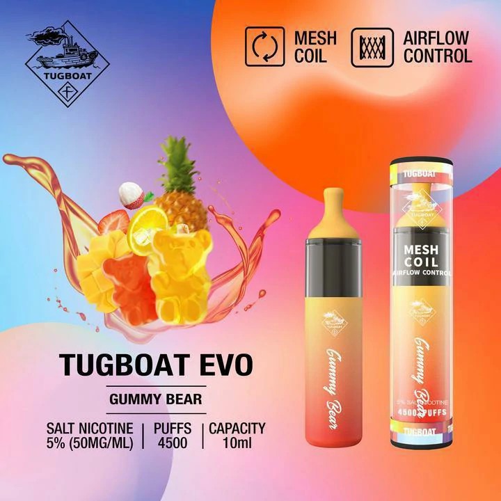 Tugboat EVO 4500 Puffs Disposable Vape in Dubai UAE | Vape Kits UAE