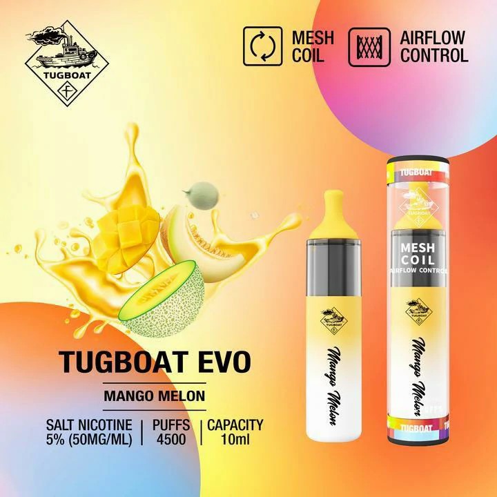 Tugboat EVO 4500 Puffs Disposable Vape in Dubai UAE | Vape Kits UAE
