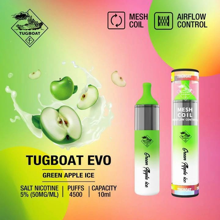 Tugboat EVO 4500 Puffs Disposable Vape in Dubai UAE | Vape Kits UAE