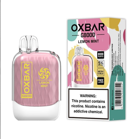 OXBAR G8000 Disposable Vape 8000 Puffs Rechargeable in Dubai UAE