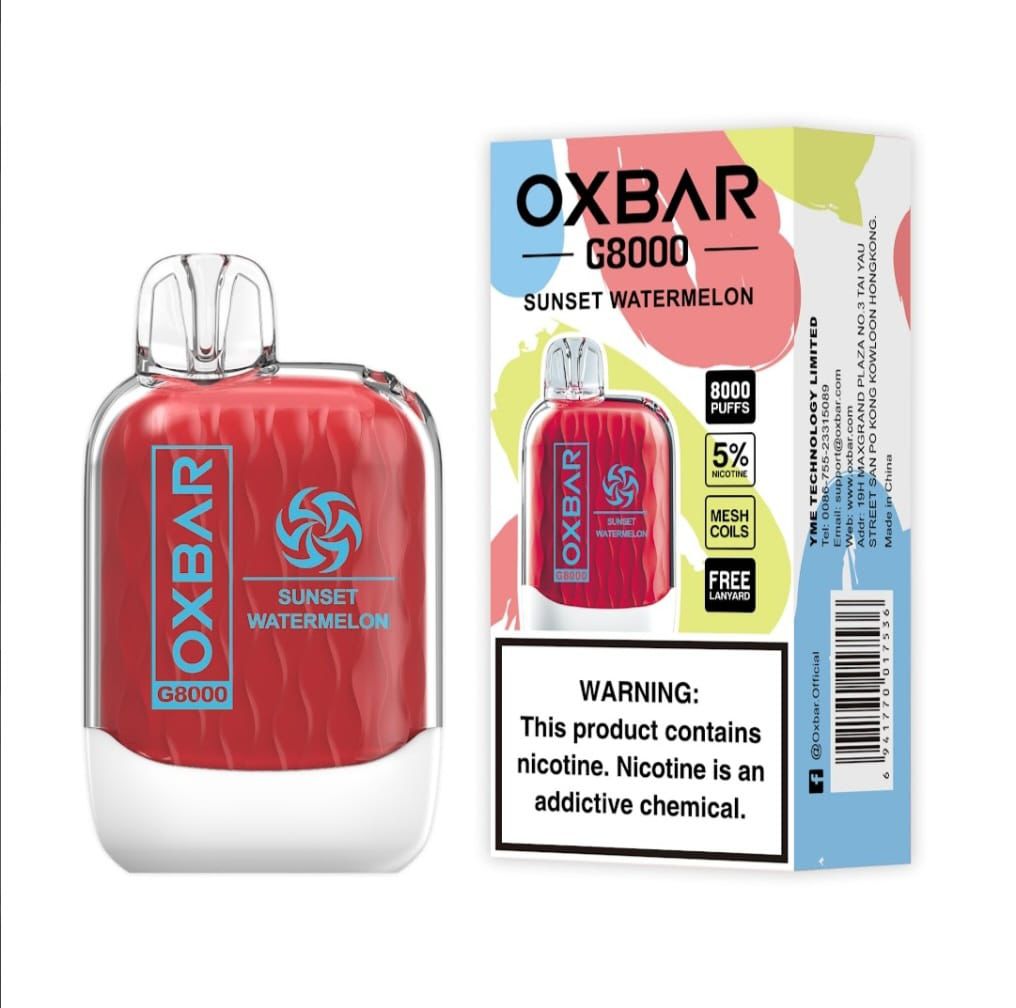 OXBAR G8000 Disposable Vape 8000 Puffs Rechargeable in Dubai UAE