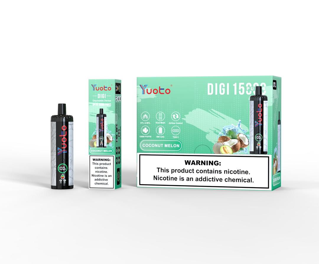 Yuoto DIGI 15000 Puffs Disposable Vape | Buy Online in Dubai, UAE