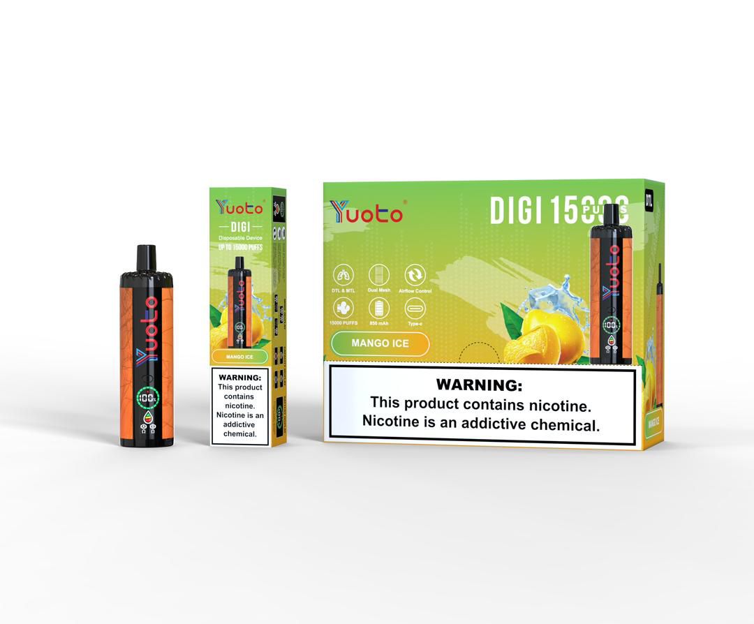 Yuoto DIGI 15000 Puffs Disposable Vape | Buy Online in Dubai, UAE