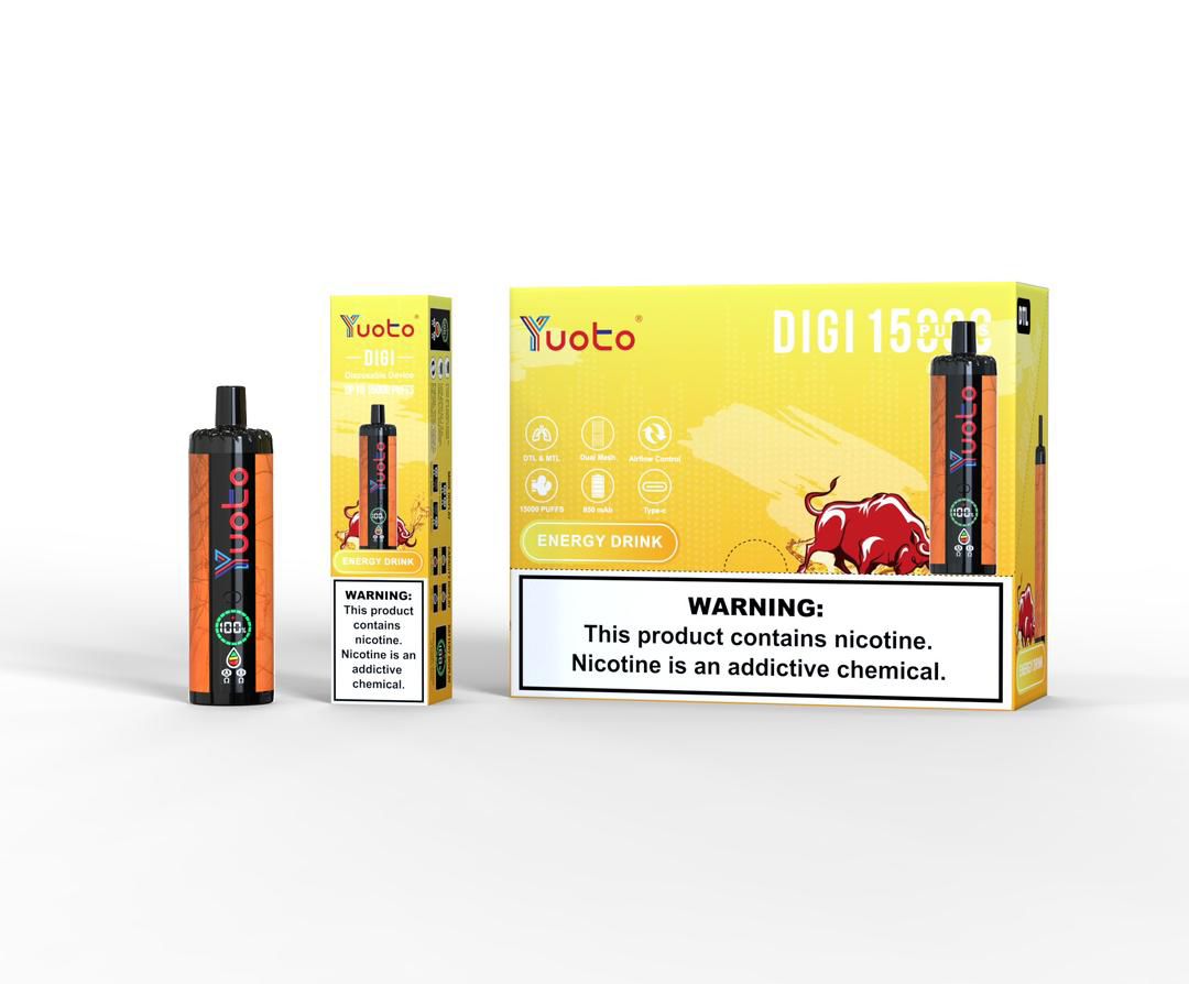 Yuoto DIGI 15000 Puffs Disposable Vape | Buy Online in Dubai, UAE
