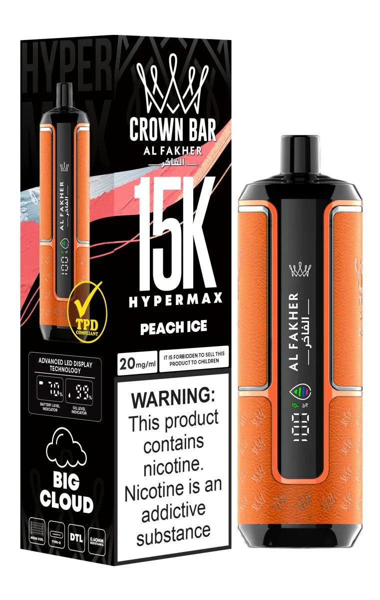 Al Fakher Crown Bar Hypermax 15000 Puffs Vape in Dubai UAE
