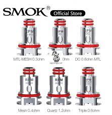 SMOK RPM Replacement Coils for Nord & Fetch Series | Vape Dubai UAE