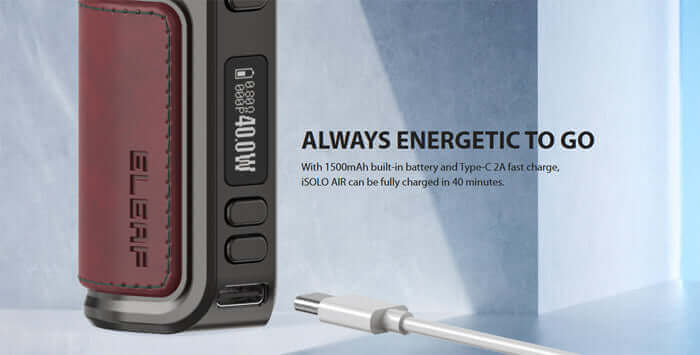 Eleaf iSolo Air Pod Kit – 1500mAh Vape Dubai & UAE