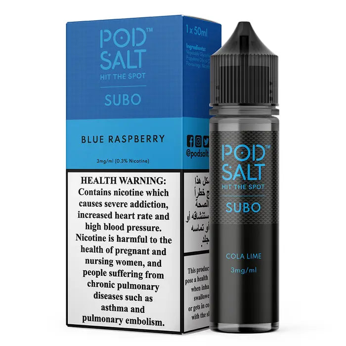 Pod Salt Subo 50ml E-Liquid 3mg – Buy in Dubai