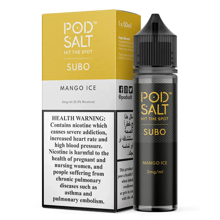 Pod Salt Subo 50ml E-Liquid 3mg – Buy in Dubai