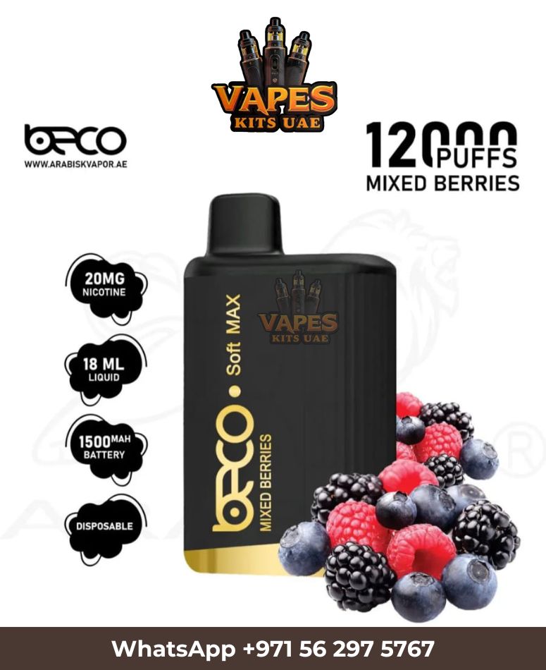 BECO SOFT MAX 12000 Puffs 20mg – Disposable Vape Dubai