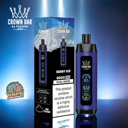 Crown Bar Al Fakher Pro 8000 Puffs Disposable Vape Dubai