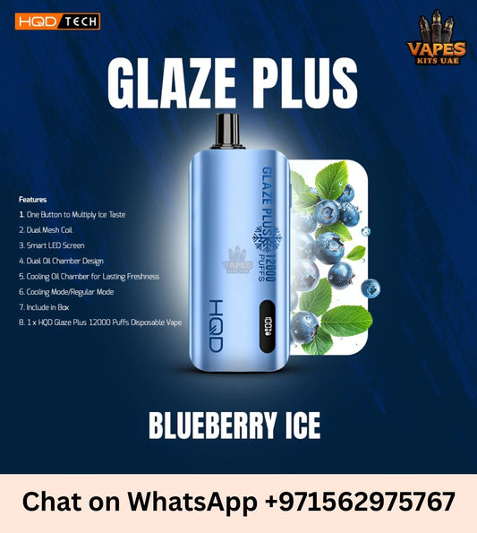 HQD Glaze Plus 12000 Puffs Disposable Vape – Best Vape Dubai Choice
