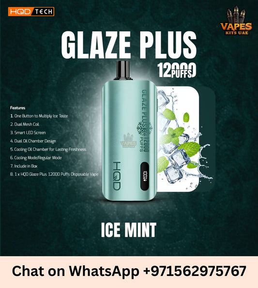 HQD Glaze Plus 12000 Puffs Disposable Vape – Best Vape Dubai Choice