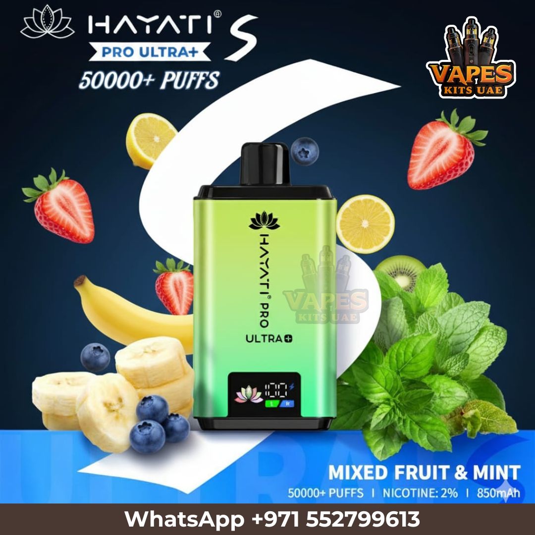 Hayati Pro Ultra+ S 50000 Puffs Disposable Vape Kit - Dual Flavours