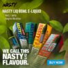 Nasty 60ml Freebase E-Liquid