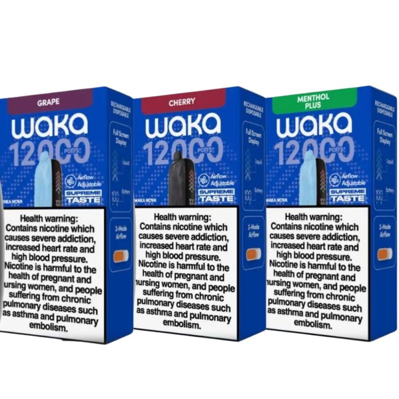 WAKA Nova 12000 Puffs 18MG Disposable